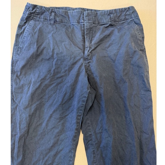 A New Day Women's‎ Navy Blue Cropped Wide Leg Pants Size 12 Stretch Casual - Picture 5 of 7